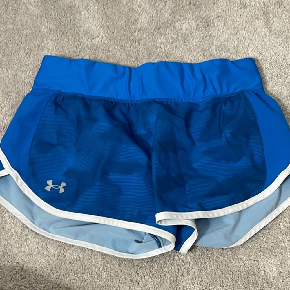 Under Armour Blue Athletic Running Shorts